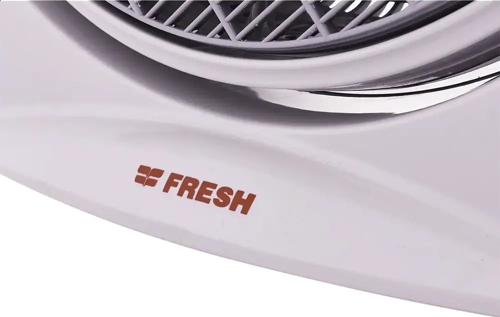 Fresh Circular Box Fan, 14 Inch, 3 Speeds, White