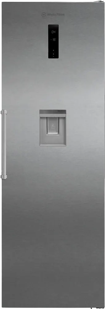 White Point No-Frost Single Door Refrigerator, 380 Liters, Digital Display, Water Tap, Stainless Steel, WPR375DWDVX