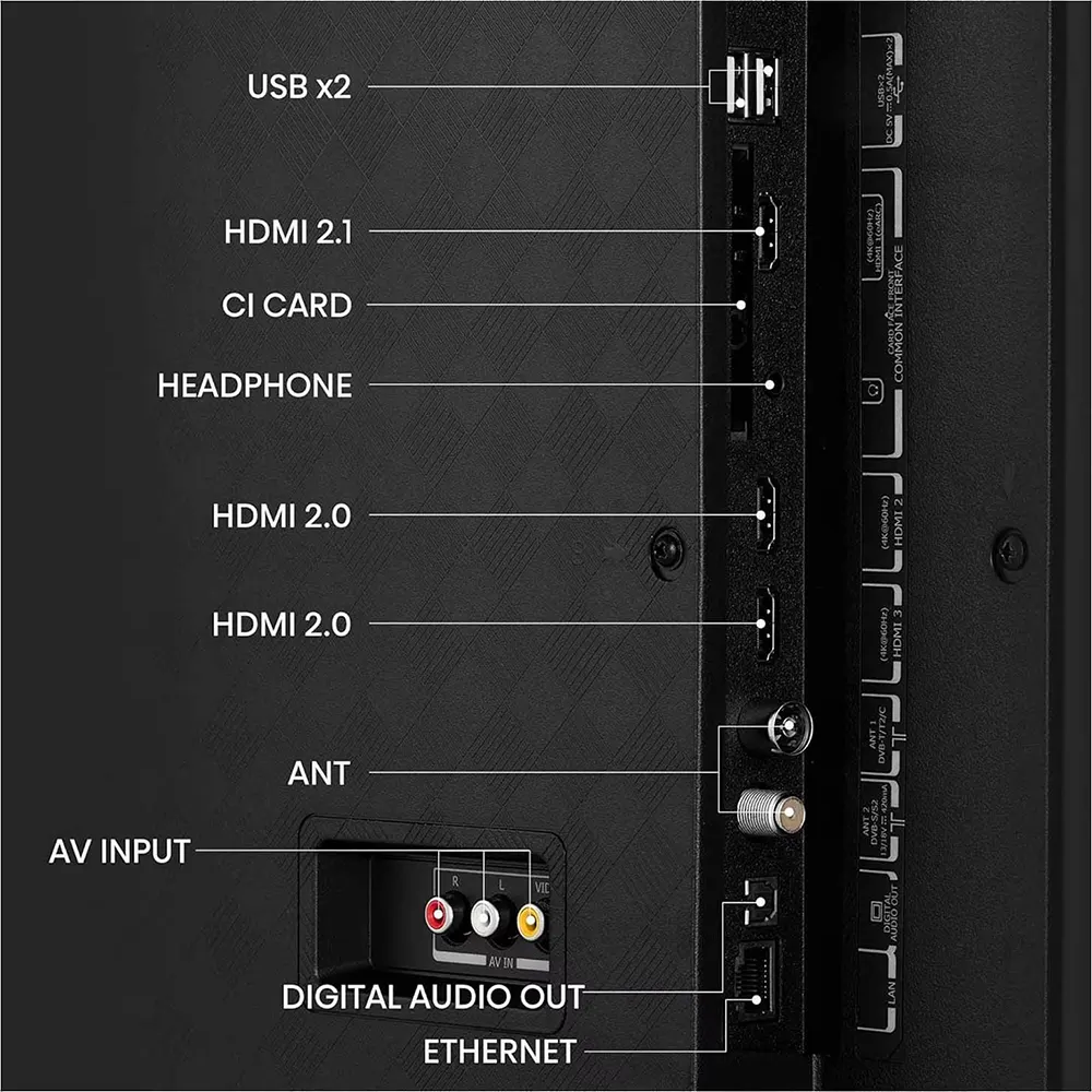 Toshiba Smart TV, 65-inch, 4K resolution, QLED type, with built-in receiver, 65M450RP