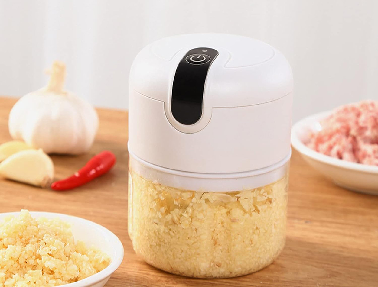 Mini electric food processor, 250ml, USB charging, 1344