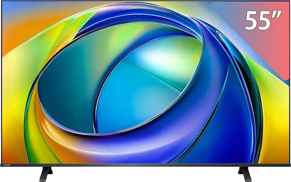 Toshiba Smart TV, 55-inch, 4K Ultra HD, LED type, with built-in receiver, 55C350RP