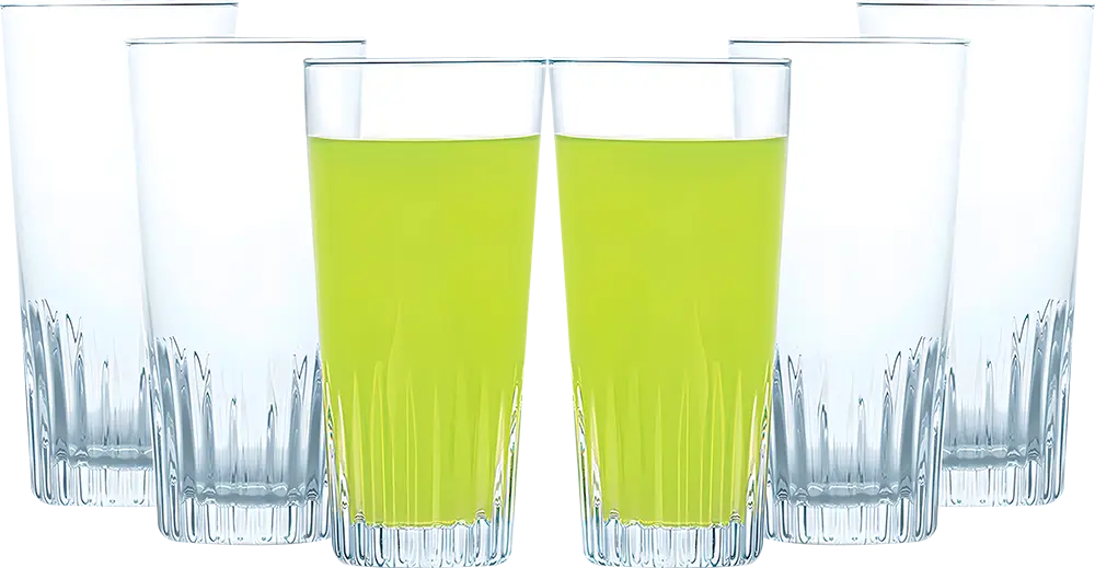 Luminarc Scotland 6-piece Cups set, 330ml, Transparent, N-0763