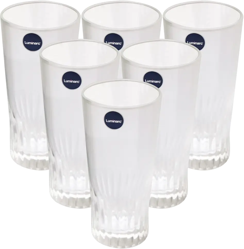Luminarc Scotland 6-piece Cups set, 330ml, Transparent, N-0763