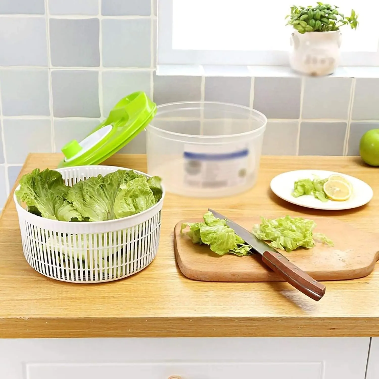 Multi-purpose vegetable dehydrator, green
