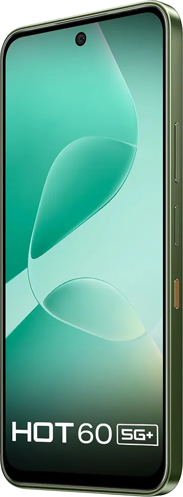 Infinix Hot 60 Dual SIM Mobile, 128GB Internal Memory, 6GB RAM, 5G, Tundra Green