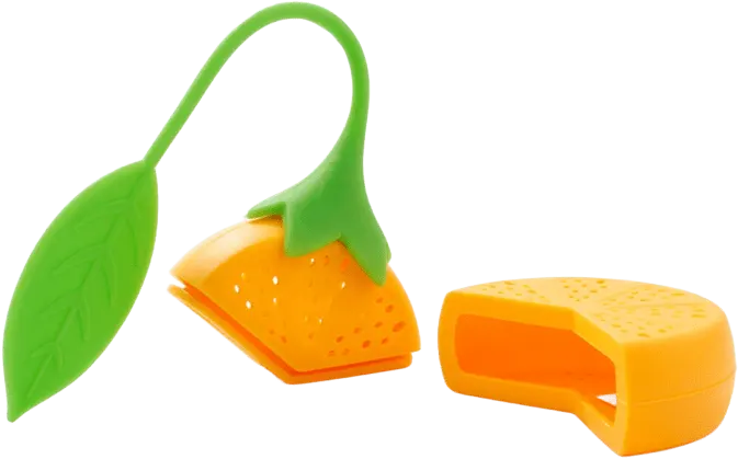 Herb strainer, orange