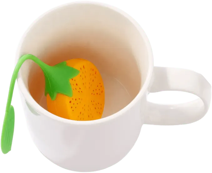 Herb strainer, orange