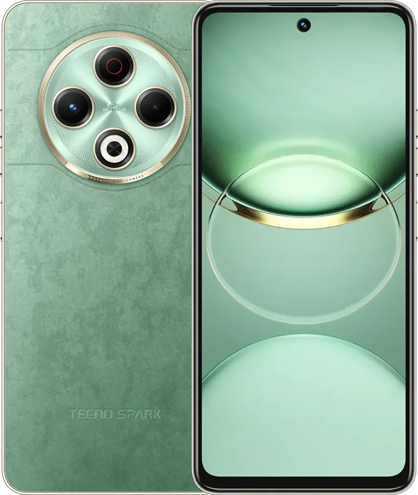 Tecno Spark 30 Mobile, 256GB Memory, 8GB RAM, 4G LTE , Magic Skin Green