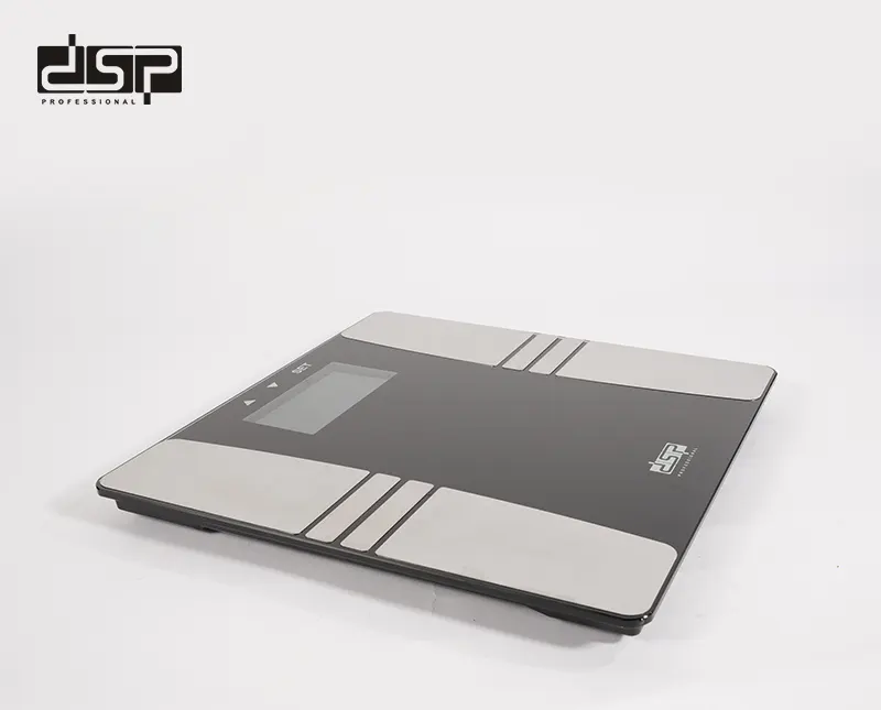 DSP Personal Scale, 180 kg, Digital Display, Glass, Black, KD7018