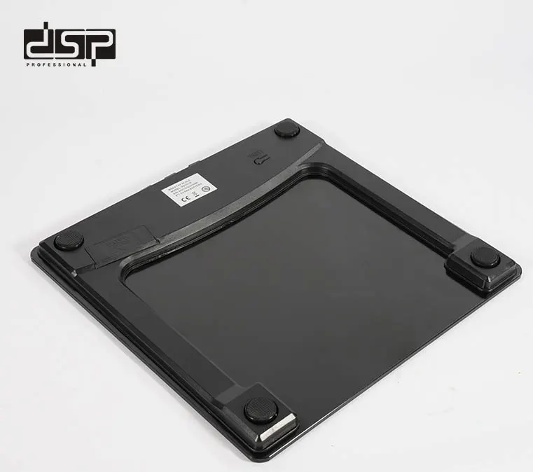 DSP Personal Scale, 180 kg, Digital Display, Glass, Black, KD7018