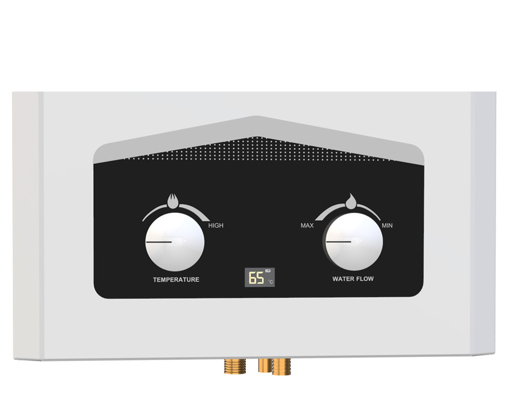 سخان مياه غاز تورنيدو 6 لتر، غاز طبيعى ، مدخنة ، أبيض ، GHM-C06CNE-W