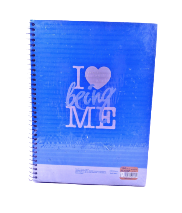 كشكول سلك 120 ورقة سيما هارد كفر سيما