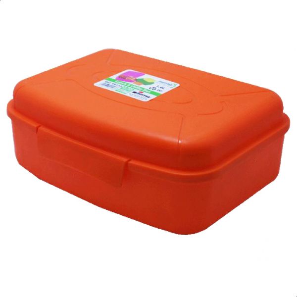 لانش بوكس من مينترا بسعة 1.4 لتر 1 قطعة مناسب للأطفال سادة بلاستيك 99103 - أختيار اللون عشوائي