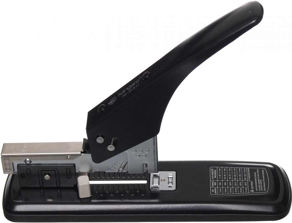 دباسة ورق مكتبية من كنجارو،  ثقيلة وثابتة،  أسود  HD 23S17