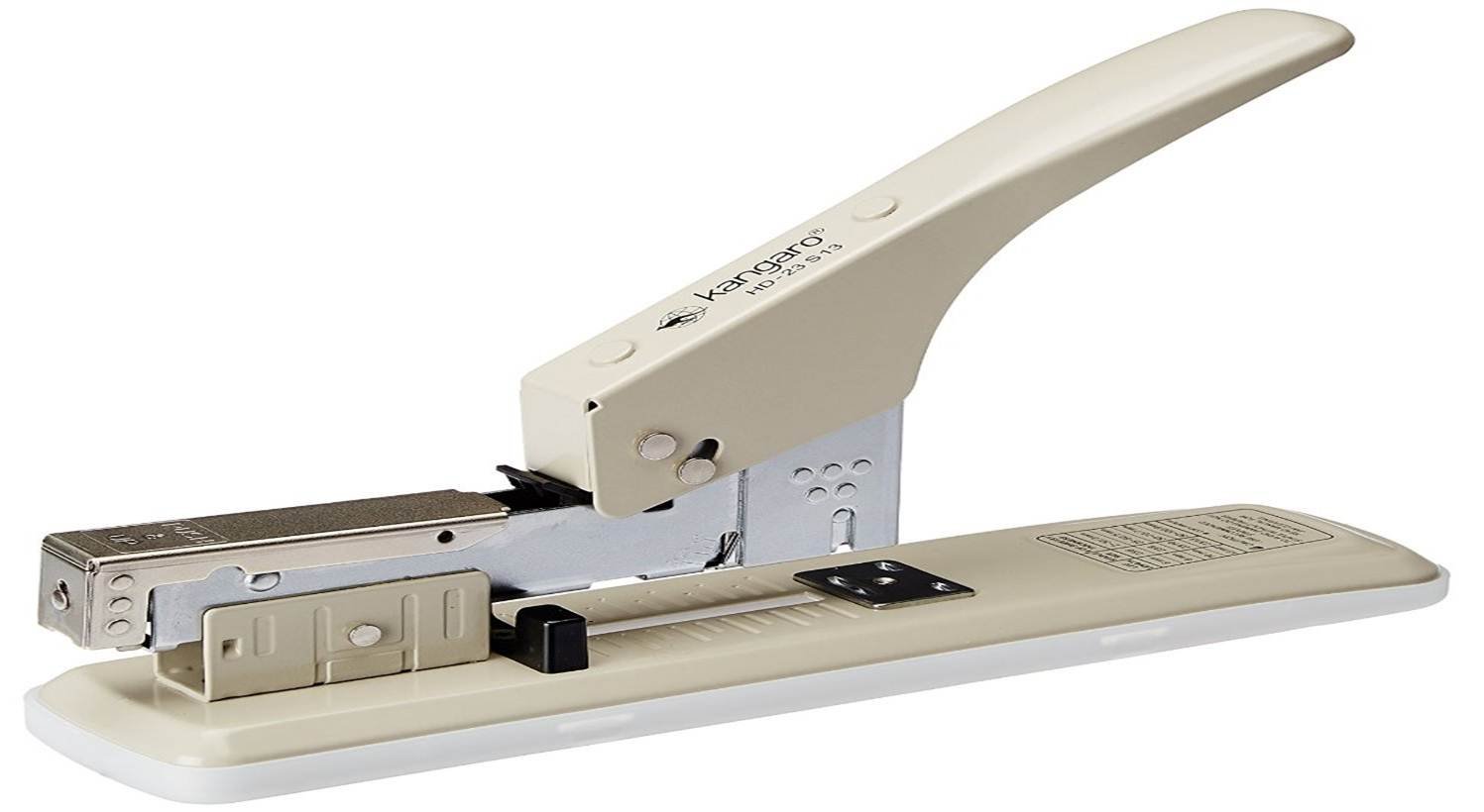 دباسة ورق مكتبية من كنجارو، ثقيلة وثابتة،  بيچ  HD-23S13