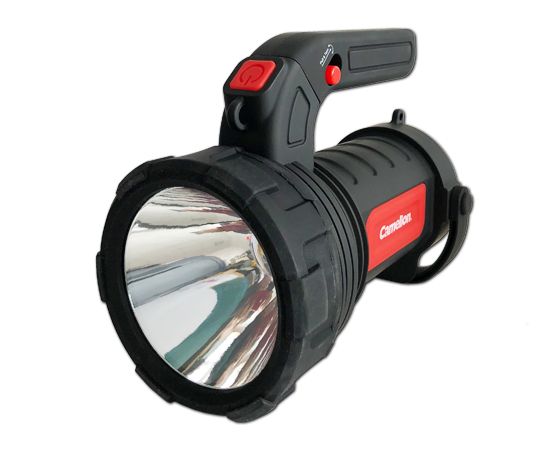 كشاف يدوي كاميليون، ليد، 3 وات، إضاءة بيضاء، يعمل حتى 6 ساعات، أسود × أحمر، 2.IN.1 S32
