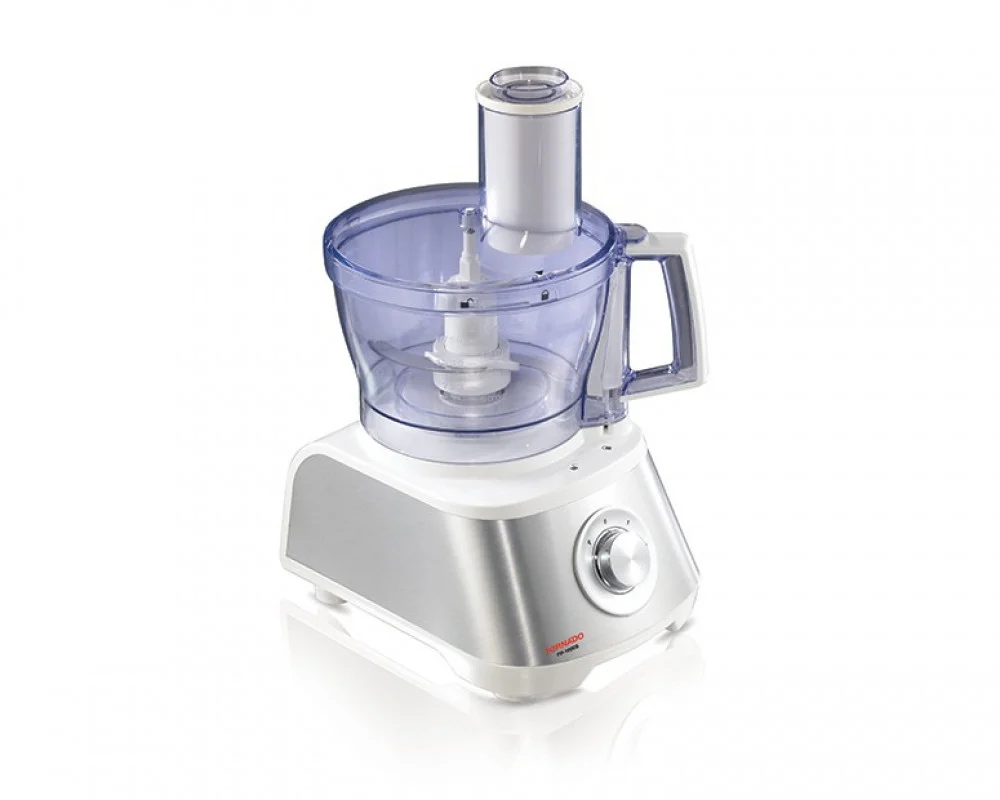 محضرة طعام كهربائية تورنيدو، 1000 وات، 1.5 لتر، متعددة الاستخدامات، أبيض، FP-1000SG