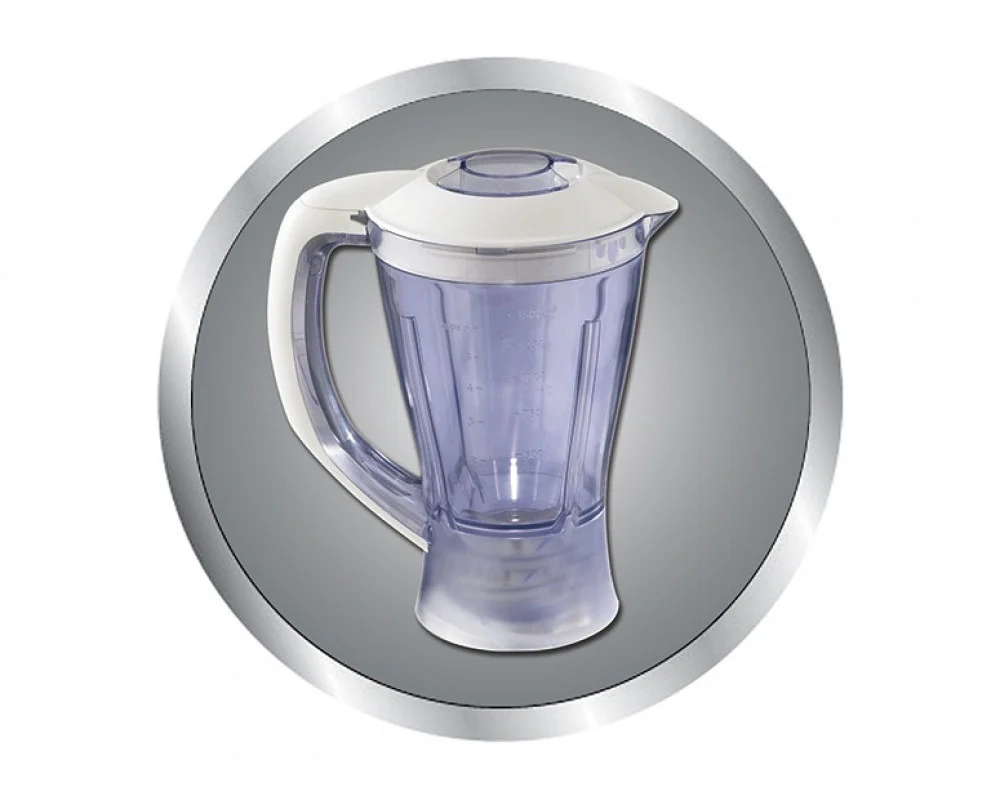 محضرة طعام كهربائية تورنيدو، 1000 وات، 1.5 لتر، متعددة الاستخدامات، أبيض، FP-1000SG