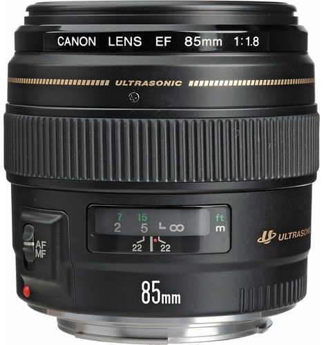 عدسة كانون 85 ملم f - 1.8 USM EF، اسود