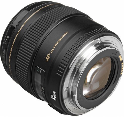 عدسة كانون 85 ملم f - 1.8 USM EF، اسود