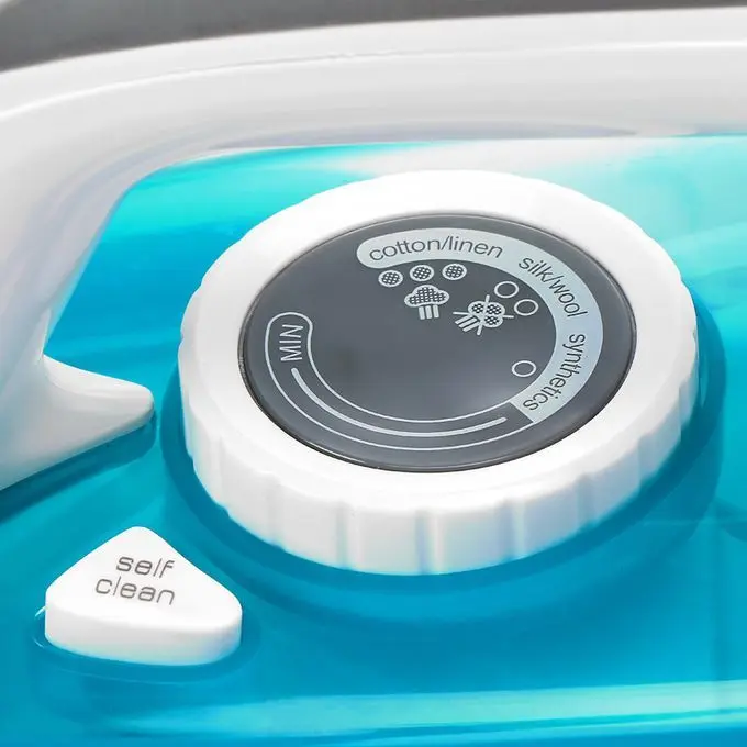 مكواة ملابس بخار ميديا تك ، 2200 وات ، 250 ملي ،  قاعدة سيراميك ، أبيض × أزرق ، MT-C26