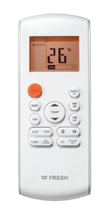 تكييف فريش تربو، سبليت، 1.5 حصان، بارد - ساخن ، أبيض