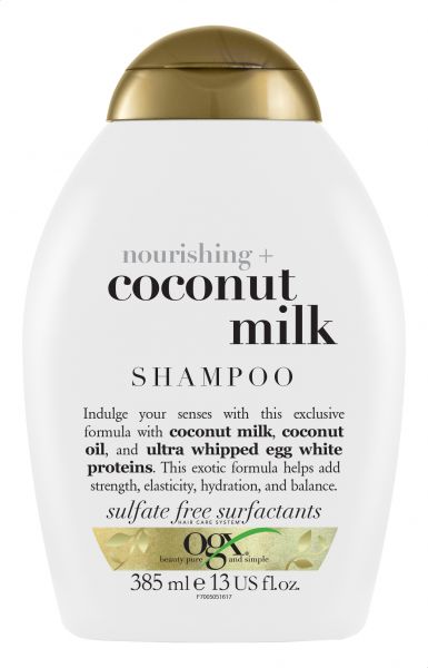 شامبو أورجانيكس بجوزالهند خالي من السلفات من او جي اكس 385 مل