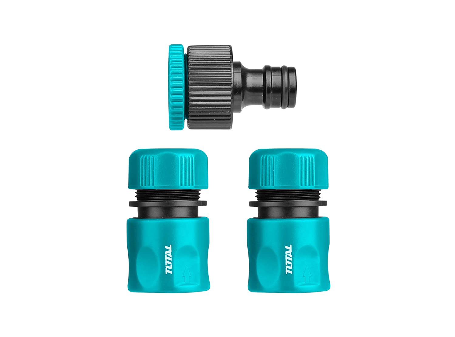 Total 3 PCS Hose Quick Connectors Set ABS Material THWS030301