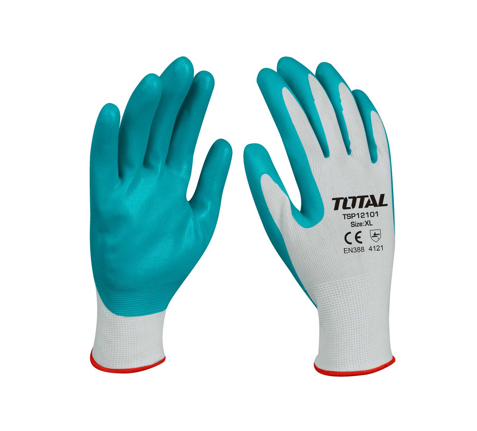 جوانتي متعدد الأستخدامات توتال، XL، أخضر، TSP12101