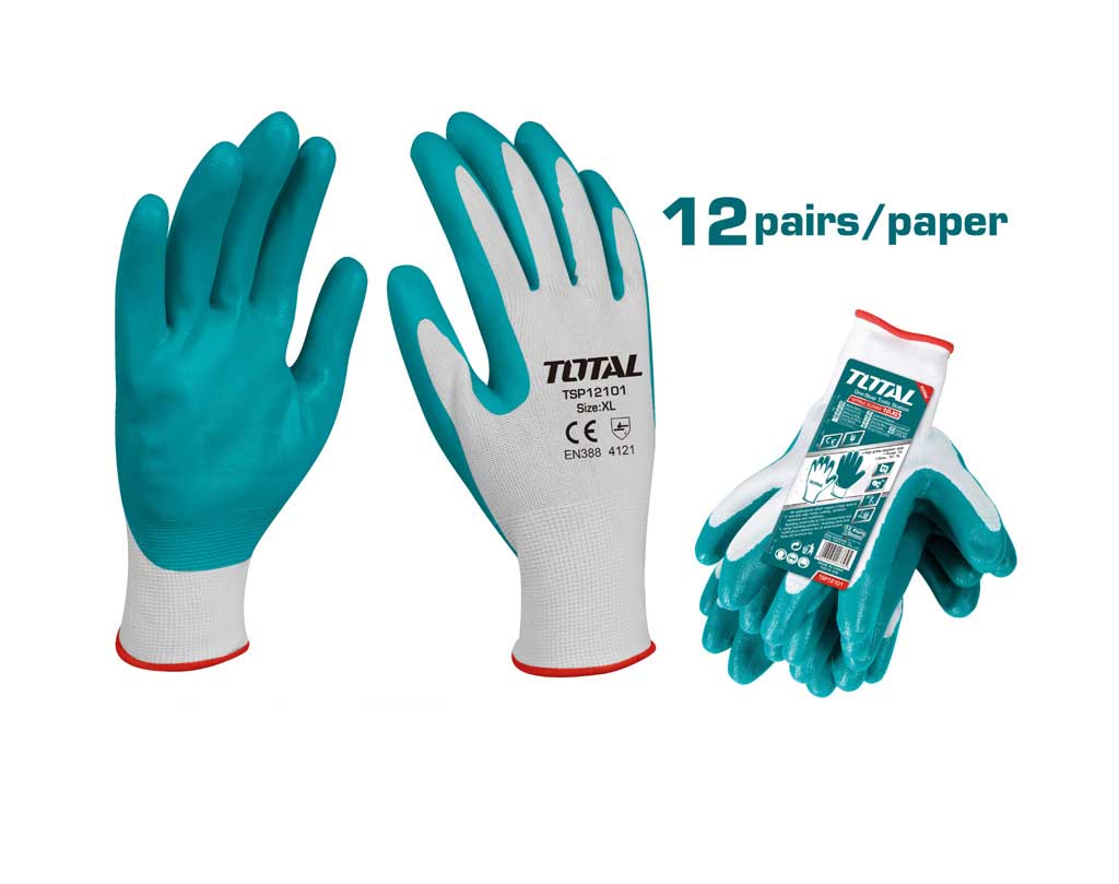 جوانتي متعدد الأستخدامات توتال، XL، أخضر، TSP12101