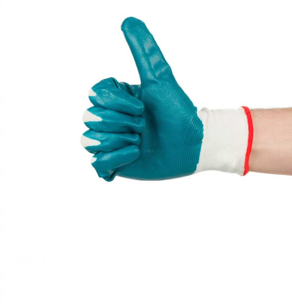 Total Multi-Purpose Gloves, XL, Green, TSP12101