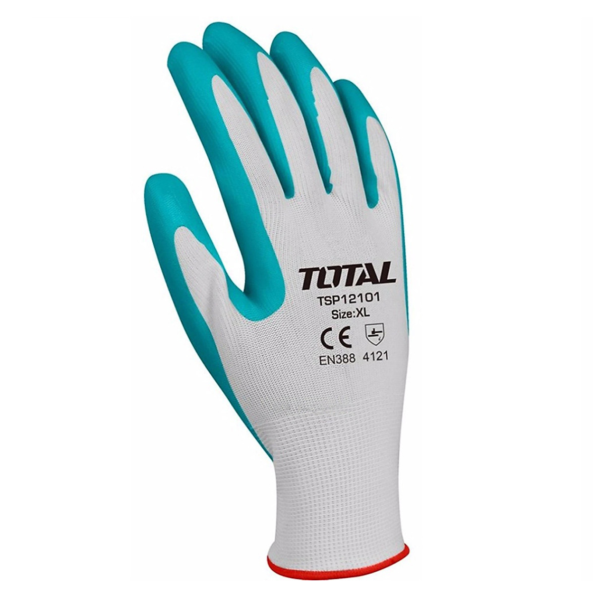 Total Multi-Purpose Gloves, XL, Green, TSP12101