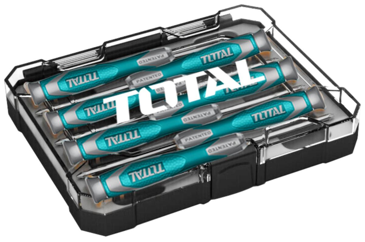 طقم مفكات دقيق 7 قطع توتال THT250726