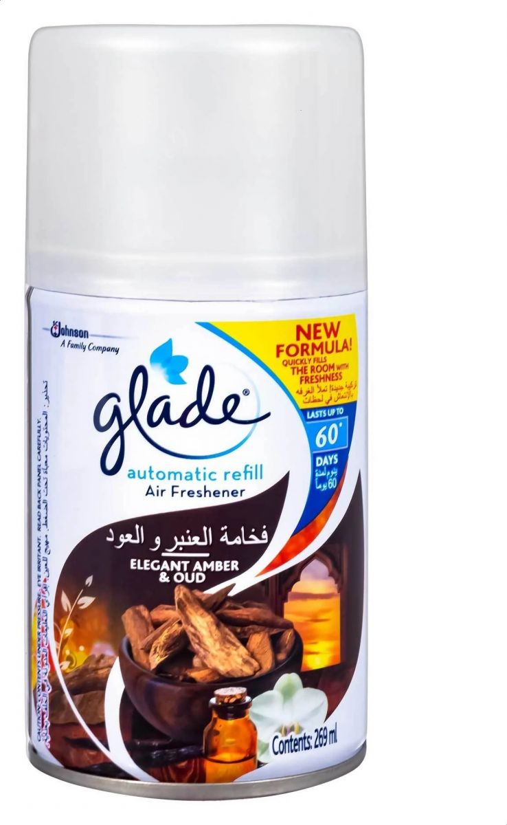 معطر جو سبراي جليد، برائحه البخور والعنبر، 269 مل ، بني