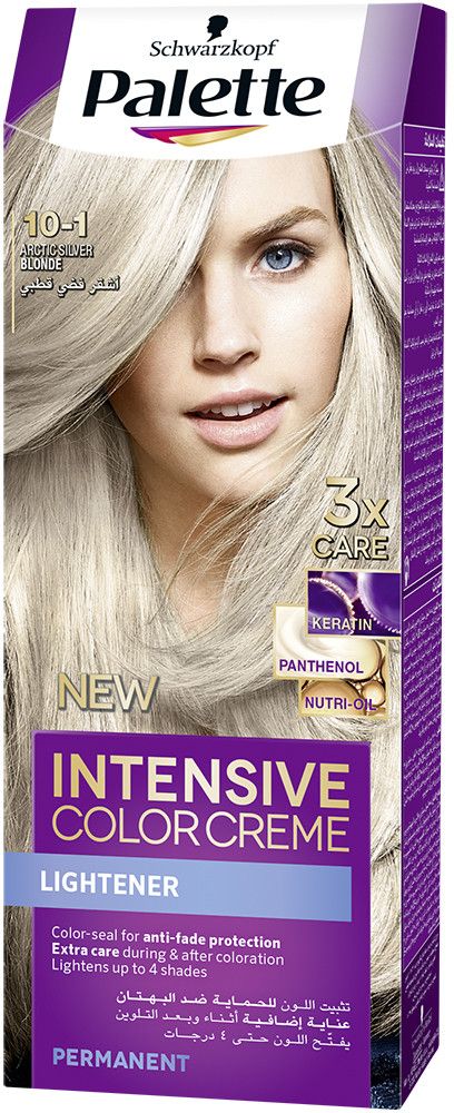 صبغه الشعر انتينسف 1.10 أشقر فضي قطبي من باليت 50 مل