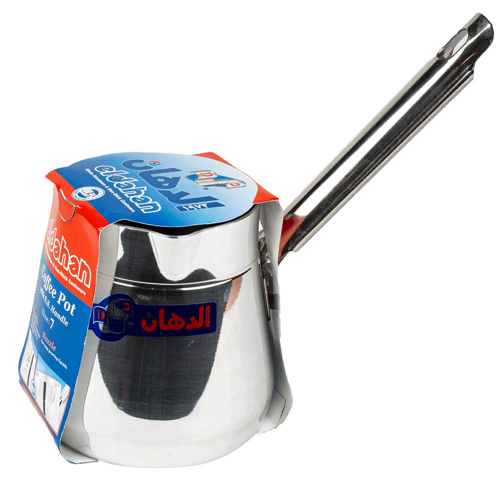 كنكة شاي ألمنيوم من الدهان بيد ستانلس مقاس 7 الدهان