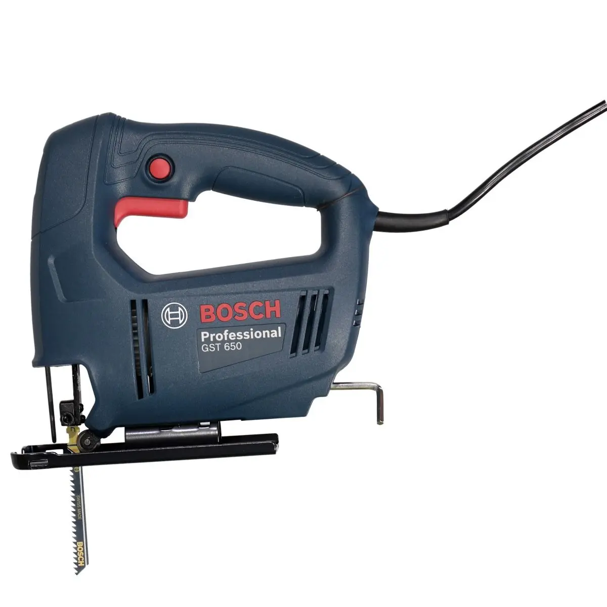 منشار اركت بوش، 450 وات، 18 مم،تصميم مدمج مع أقل مستوى من الاهتزاز، GST 650 PROFESSIONAL