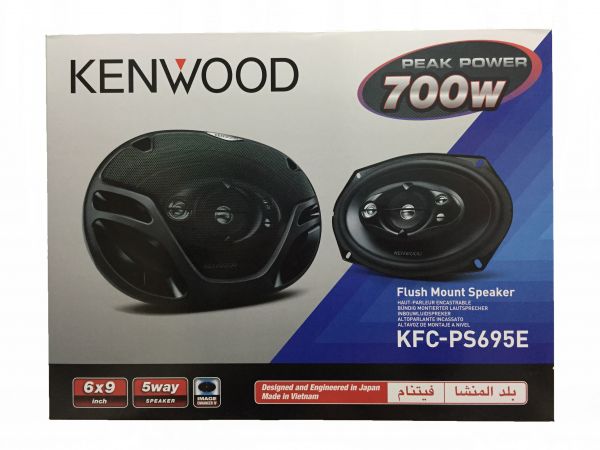 سماعة سيارة مكبرة للصوت من كينود، 700 وات، أسود  KFC.PS695E