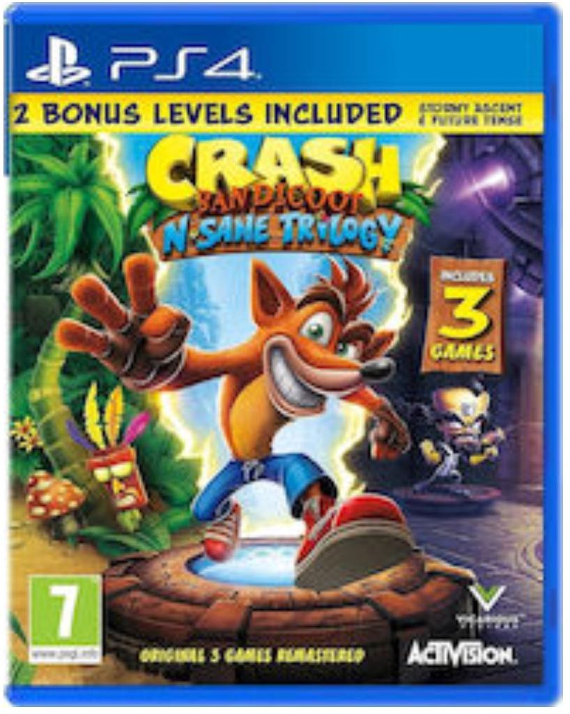 DVD CRASH BANDICOOT PS4
