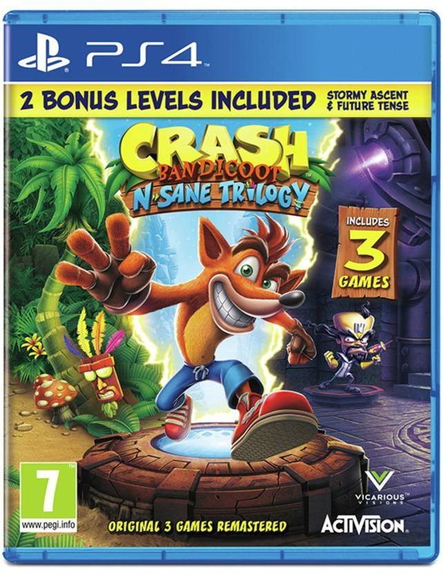 DVD CRASH BANDICOOT PS4