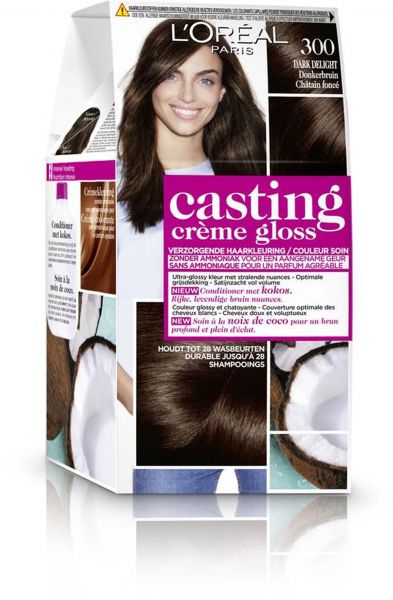 صبغة شعر كاستينج كريم جلوس من لوريال 300 بني غامق