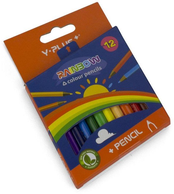 علبة ألوان خشب 12 لون من واي بلس  PC1104DA