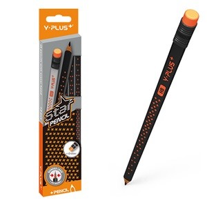 علبة اقلام رصاص واي بلس، 12 قللم، أسود