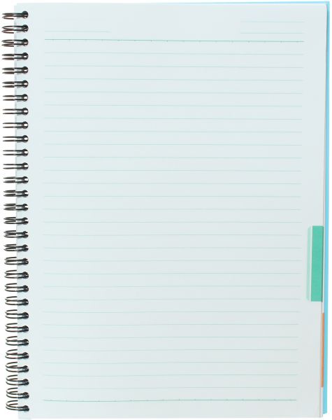 كشكول سلك جامبو B5 من مينترا، 100 ورقة، لون متعدد