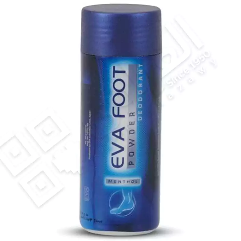 بودرة ايفا بالمنثول مزيل عرق للقدم ، 50 جم .