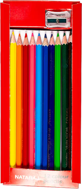 علبة ألوان نتراج 12 لون طويل