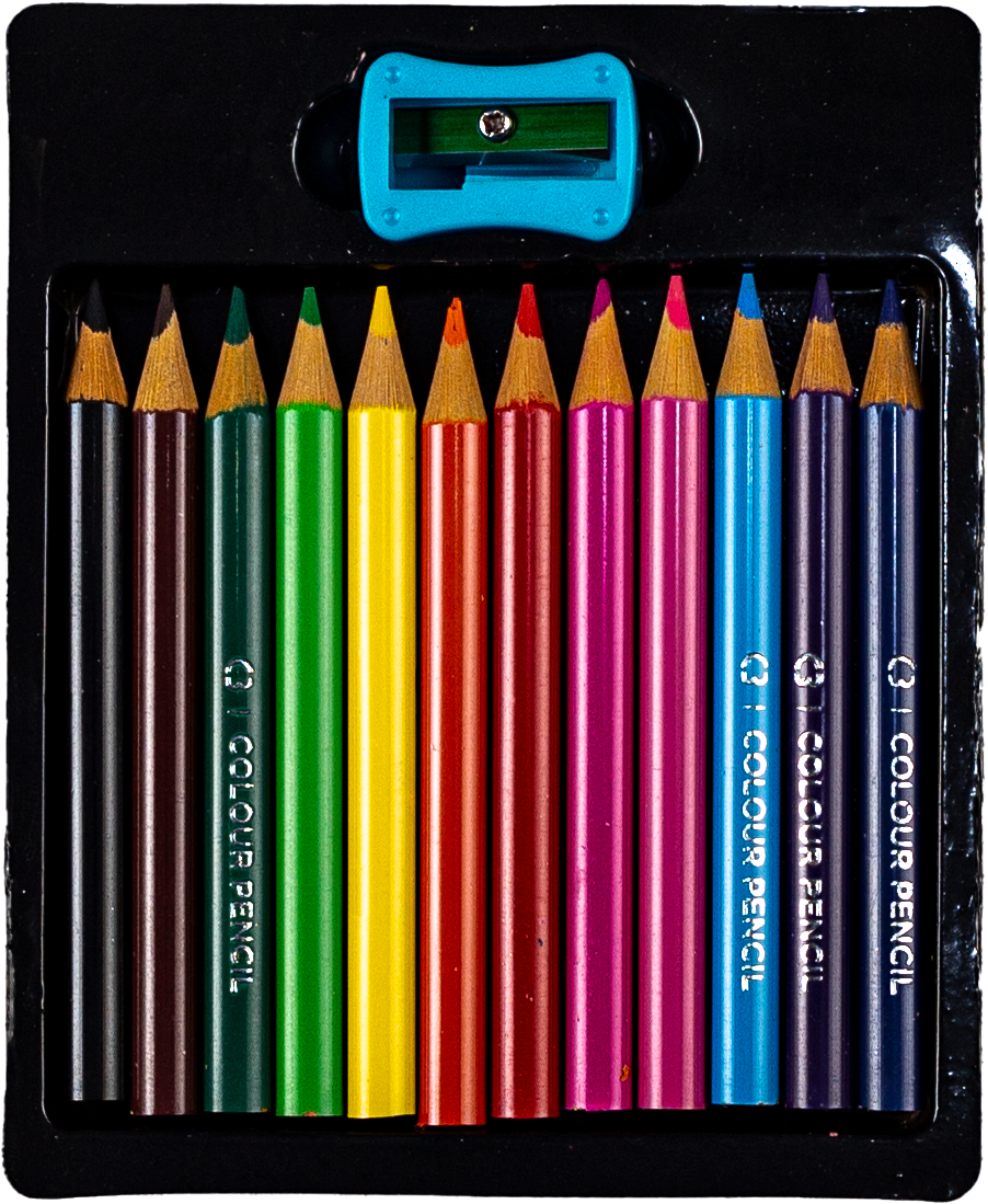 علبة ألوان خشب 12 قصير C3