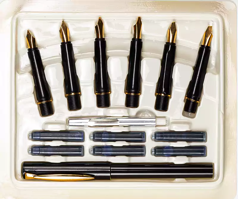 قلم خط عربي، 6 رؤوس،