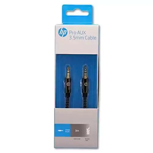 كابل HP AUX 3.5 مللي متر-HP027GBBLK3TW