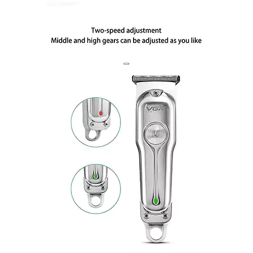 ماكينة حلاقة كهربائية للرجال في جي ار، فضي، V-071
